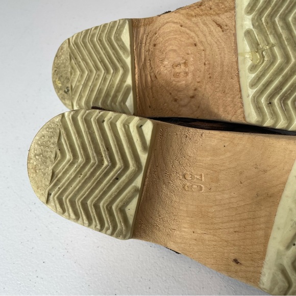 Torpatoffeln Swedish Clogs Brown Suede - Picture 3 of 11
